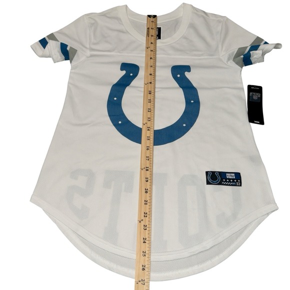 NWT NFL Indianapolis Colts Fashion Football Jersey Womens Small Large Graphic‎ - Picture 7 of 8